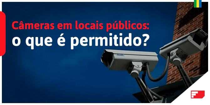 O que é permitido quando se trata de monitoramento em locais públicos?